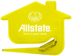 Promotional Letter Openers: Translucent House Shaped Letter Openers